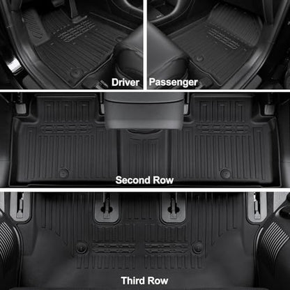 Floor Mats for 2026 2027 Hyundai Palisade Hybrid 7
