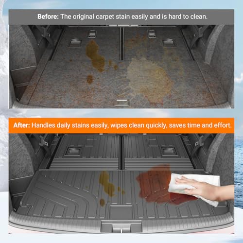 Cargo Mat with Backrest Mats Compatible with 2022