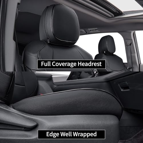 Car Sienna Seat Covers 2021 (Black / 2021-2026,2nd Row Captian Chair(Without Legrest))