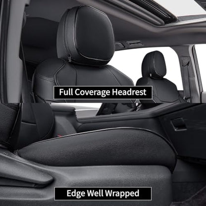 Car Sienna Seat Covers 2021 (Black / 2021-2026,2nd Row Captian Chair(Without Legrest))