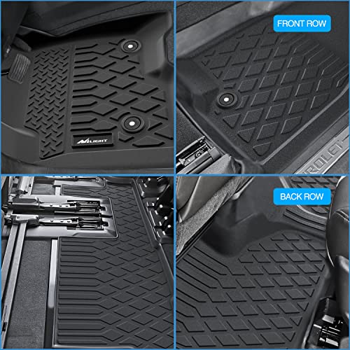 TPE Floor Mats for Kia Telluride with 2nd Bucket Seats (2020-2025 Kia Telluride)