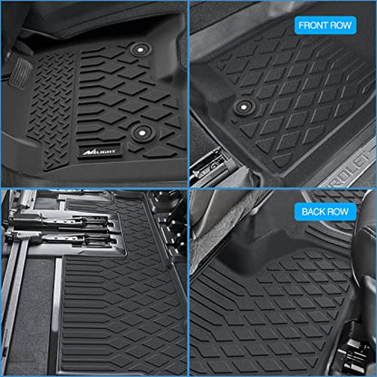 TPE Floor Mats for Kia Telluride with 2nd Bucket Seats (2020-2025 Kia Telluride)