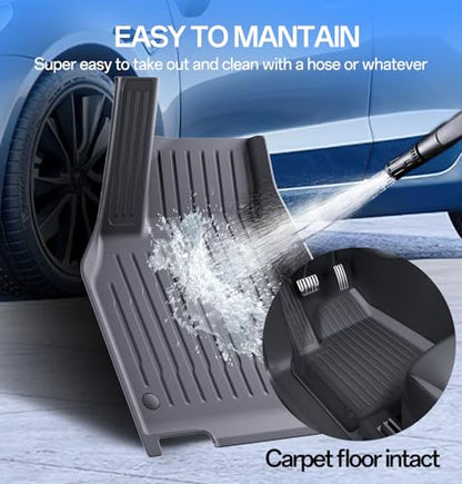 Floor Mats Fit for Model Y 2026 (6 PCS for Model Y 2025-2026 Juniper 5-Seat)
