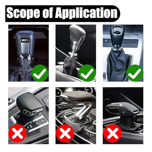 Car Gear Shift Hoodie Auto Shifter Knob Cover (Black / 1 Pcs)