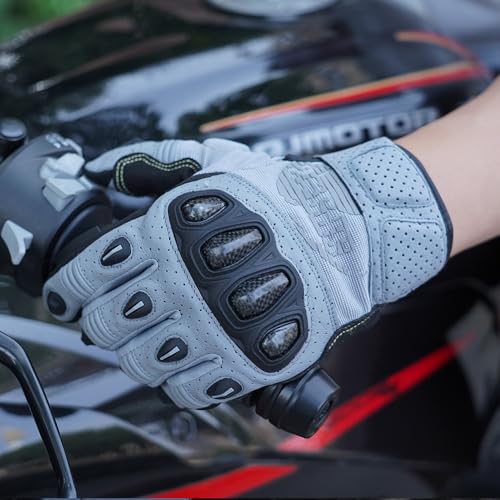 SPS 2 Plus Unisex Touchscreen Road Racing Motorcycle MTB Sports Gloves Also fit BMX MX ATV Mountain Bike Bicycle Cycling Off (Grey Sps-2 Plus / M Adult)