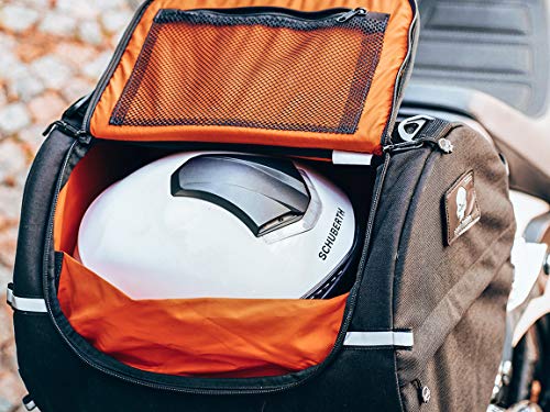 TUBE motorcycle travel luggage (L / Reflective skull)