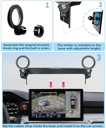 Car Phone Holder for Toyota Tacoma 2024 (for 2024-2026 Tacoma/2025-2026 4Runner (14" Screen)
