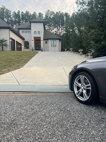 Gray Color Driveway Curb Ramps