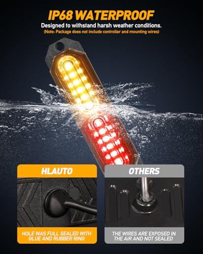 1200T Emergency Strobe Grille Lights (Amber/Red)