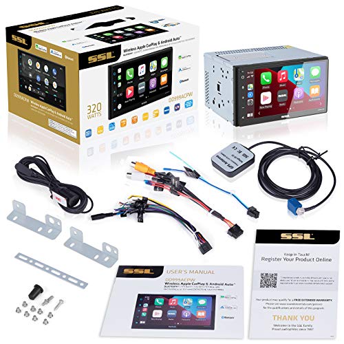 DD999ACPW Wireless Apple CarPlay Android Auto Car Multimedia Player (6.75 inch Wireless)