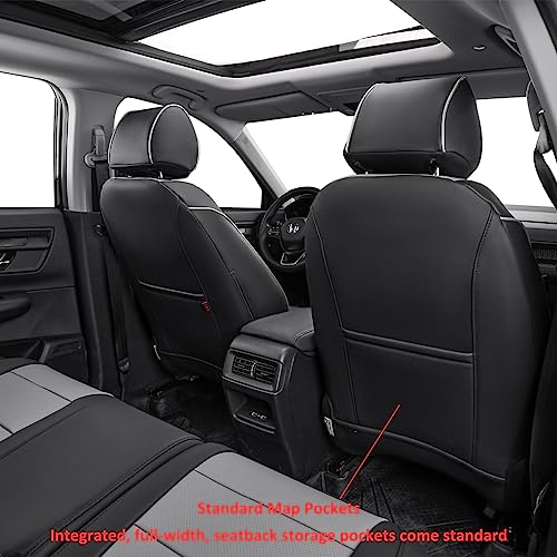 Custom Seat Covers for KIA Sportage LX 2023 (Black/Gray / 2023-2026 Sportage LX (No Hybrid ))