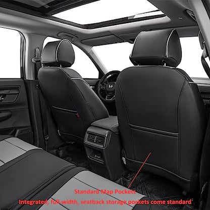 Custom Seat Covers for KIA Sportage LX 2023 (Black/Gray / 2023-2026 Sportage LX (No Hybrid ))