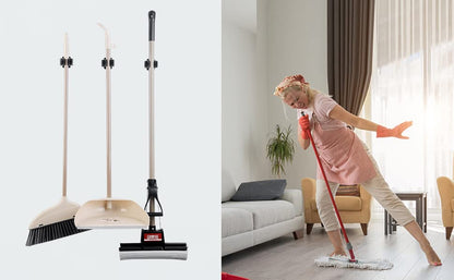 12PCS Broom and Mop Holder (Matte Black / 12)