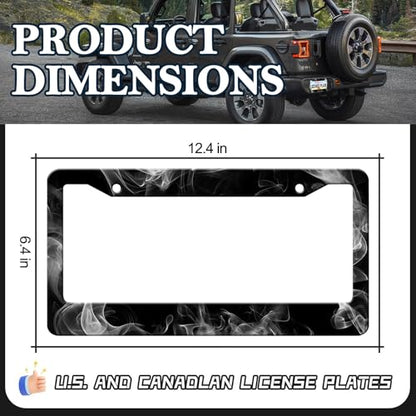 White Fog License Plate Frames (White Fog)