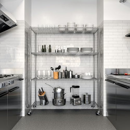 UltraDurable 4 (Steel / 4-Tier Shelving, 60" W x 24" D)