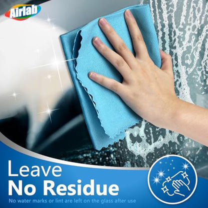 Glass Polishing Streak Free Miracle Cleaning Cloth (Multicolor)