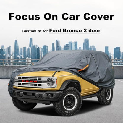 Premium Car Cover Custom Fit Ford Bronco 2 Door (08 Ford / 8.01 Ford Bronco 2 door)