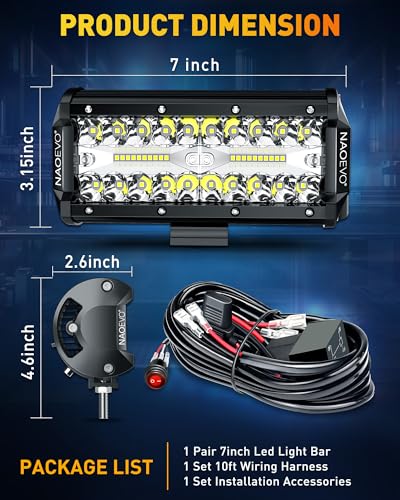 7 Inch LED Light Bar (White)