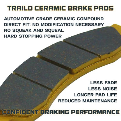 Ceramic Brake Pads for Kawasaki KRX (Extra Thick)