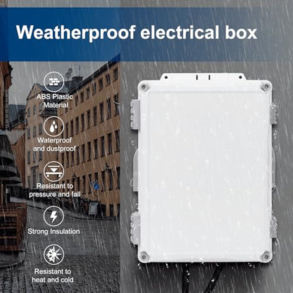 Outdoor Electrical Junction Box (12.6"H x 9.4"L x 5.7"W & Standard)