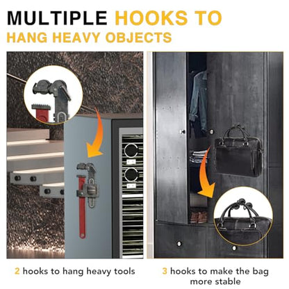 Magnetic Hooks 20pcs 30lbs+ Cruise Essentials 2026 Magnet Hook Black (Black / 0.63in)