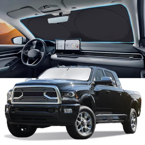 Sun Shade Windshield Sunshade for 2010 2011 (for 2011-2018 Dodge Ram 1500)