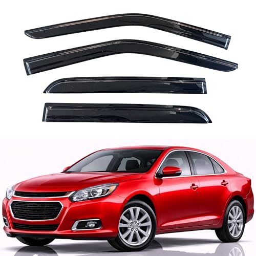 Rain Guards Window Visors for 2013 (2013-2015 Malibu & 2016 Malibu Limited)