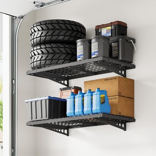 2x4ft Garage Storage (Black / 2 pack-2x4 ft)