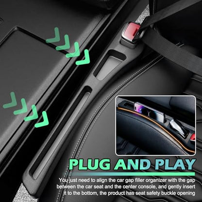 2PCS Car Seat Gap Filler Organizer with Phone Holder
