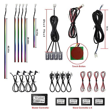 Dreamcolor Acrylic Interior Car Lights (dreamcolor 18 lights)