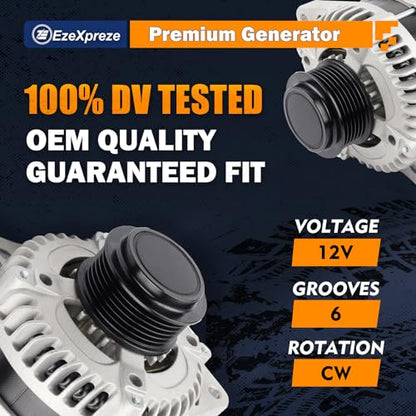 Ezexpreze Alternator Fit for Honda Odyssey 3.5L V6 2014 (11775N)