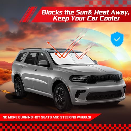 Windshield Sun Shade for Dodge Durango 2011 (for Dodge Durango 2011-2026 2027)