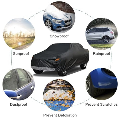 7 Layers Truck Cover Fit GMC Canyon (PE-Black / Custom Fit GMC Canyon)