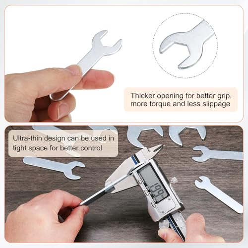 10pcs Small Wrench 12x70x2mm Metric U (12x70x2mm)