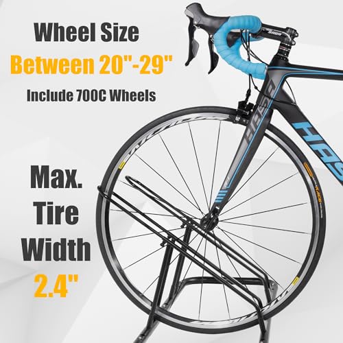 Bicycle Floor Parking Rack Stand (2 Bikes / Adjustable)