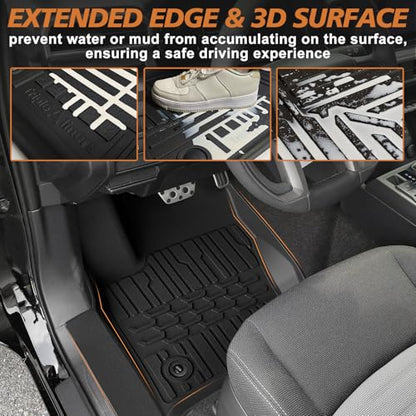 Floor Mats for 2025 2026 Toyota 4Runner 5 (4Runner | 5-Seat | 2025+)