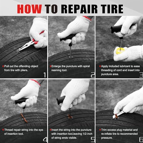 10 Piece Economical Tire Repair Kit (10 Piece Repair Kit)