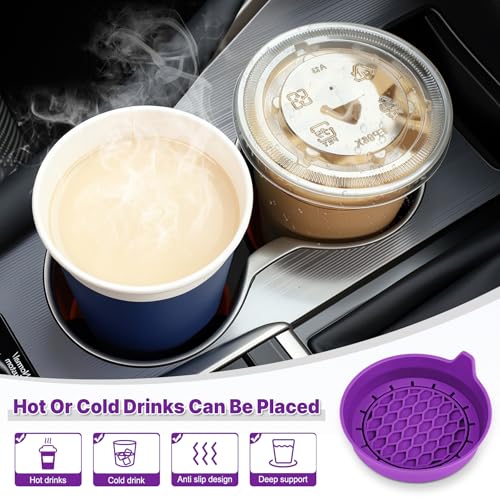 Car Cup Holder Coaster (Deep Purple)