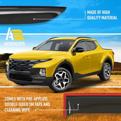 Extra Durable Window Deflectors Tape (For Hyundai Santa Cruz 22-26)