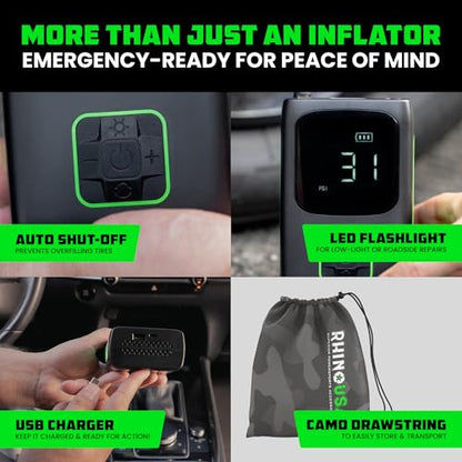 Portable Tire Inflator (Black)