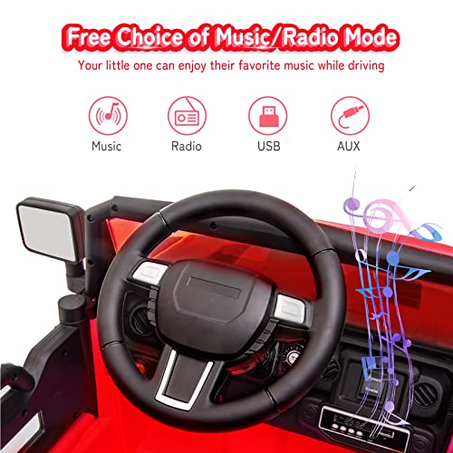 Ride on Truck with Remote Control (Red)
