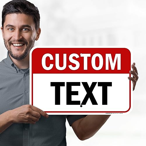 Custom Sign Custom Sign for Business (Header - Horizontal / 12x18 - Aluminum)