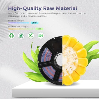 PLA Filament 1.75mm + (Blue Pink Gradient)