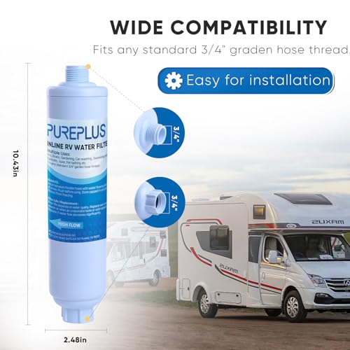 RV Water Filter System for Garden