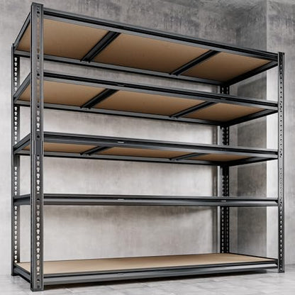 48"W Garage Shelving Heavy Duty (48"W x 72" H x 24" D)