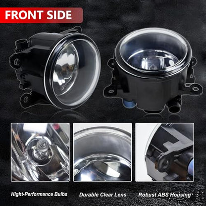 Halogen Fog Light Pair for Honda Ford Lincoln 2008 (2005-2016 Ford)