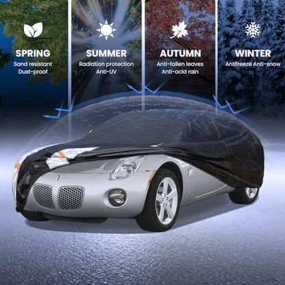 Multi Layer Car Cover Custom Fit for Pontiac Solstice (Custom fit Pontiac Solstice / Coupe car cover)