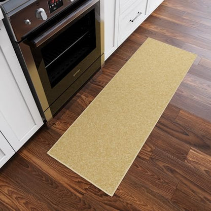 2x5 Kitchen Rug Runner (Solid Beige)
