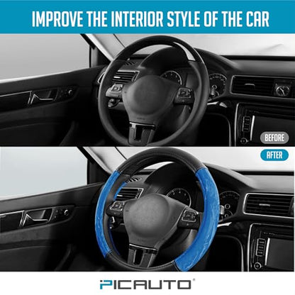 Steering Wheel Cover (Blue)