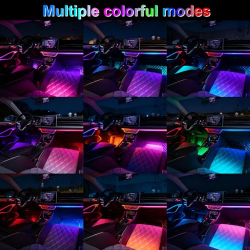 Acrylic Interior Car Ambient Lighting Kits